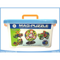72 STÜCKE mit Rädern Magnetische Puzzle Spielzeug Weisheit DIY Lernspielzeug für Kinder